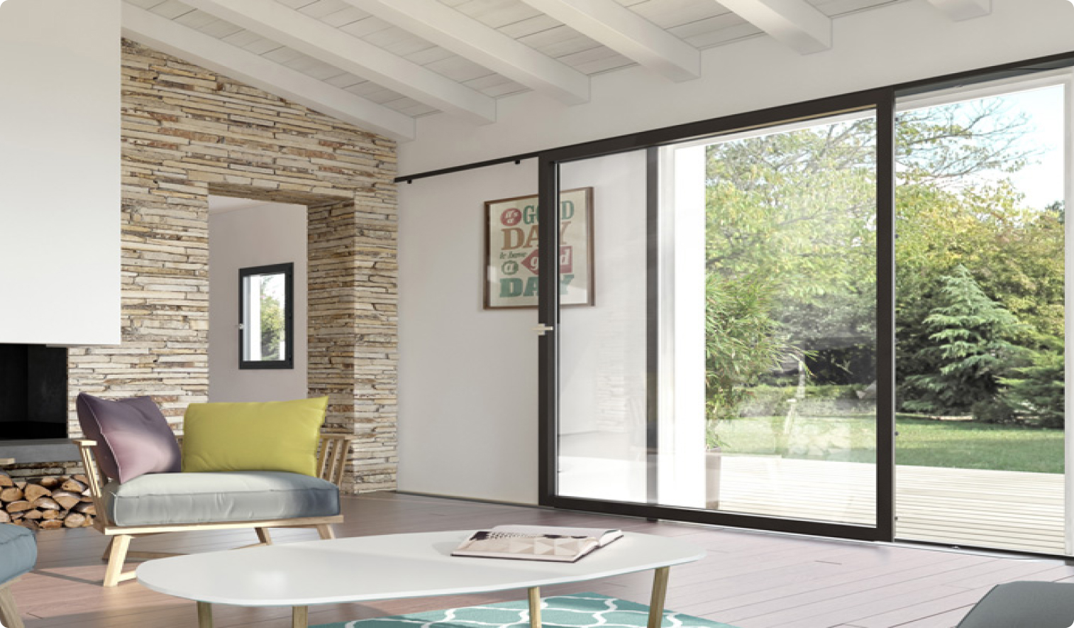 Comment améliorer la luminosité d'une pièce avec des baies vitrées